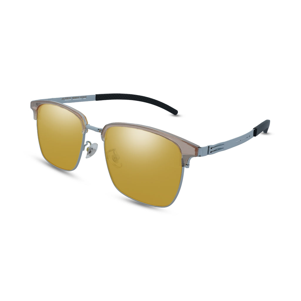 The Aviatrix | Classic Clubmaster Metal Sunglasses
