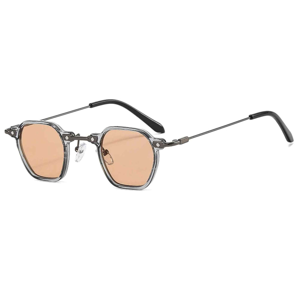 Mayfair | Retro Vintage Square Metal & Acetate Sunglasses