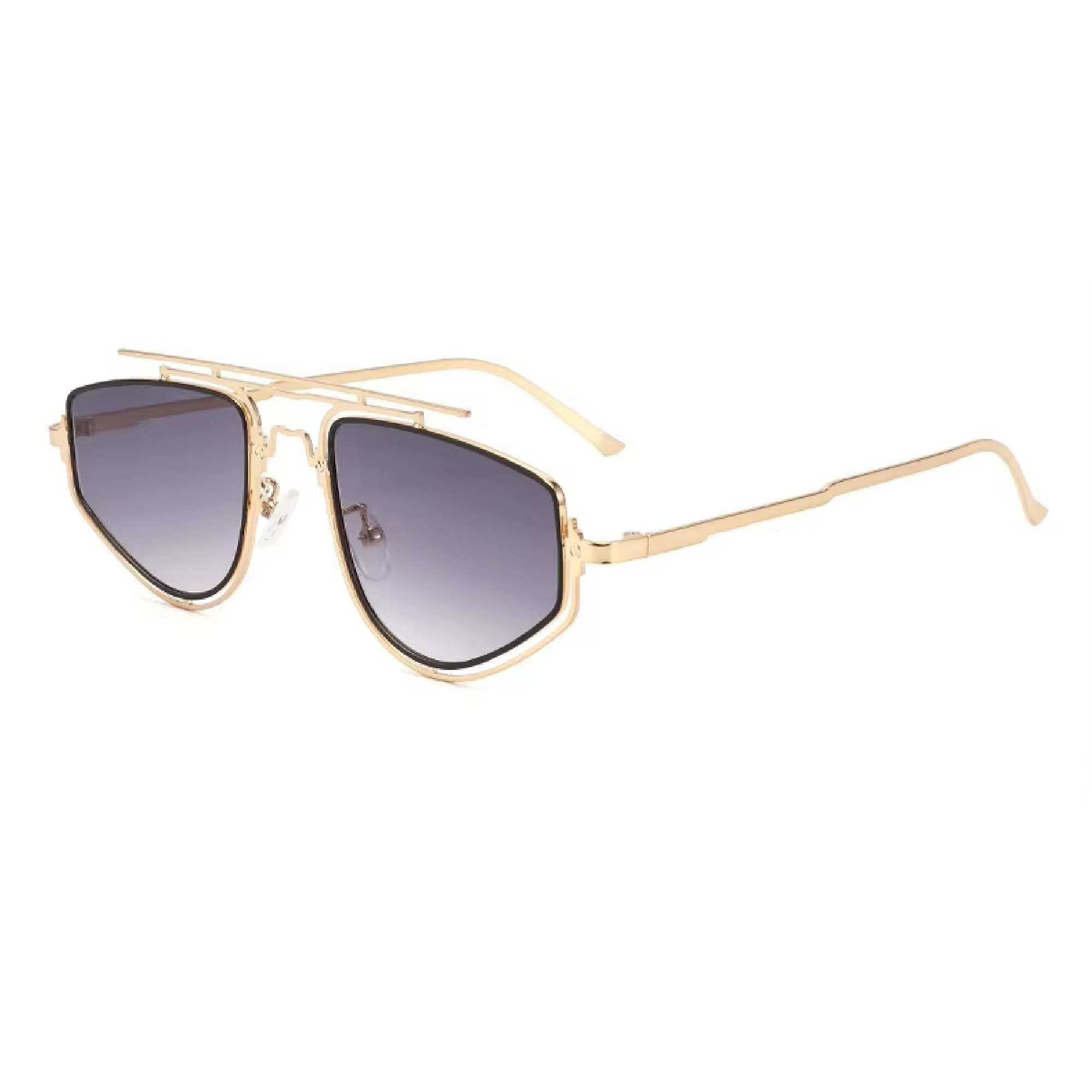 Dakota | Futuristic Navigator Metal Sunglasses