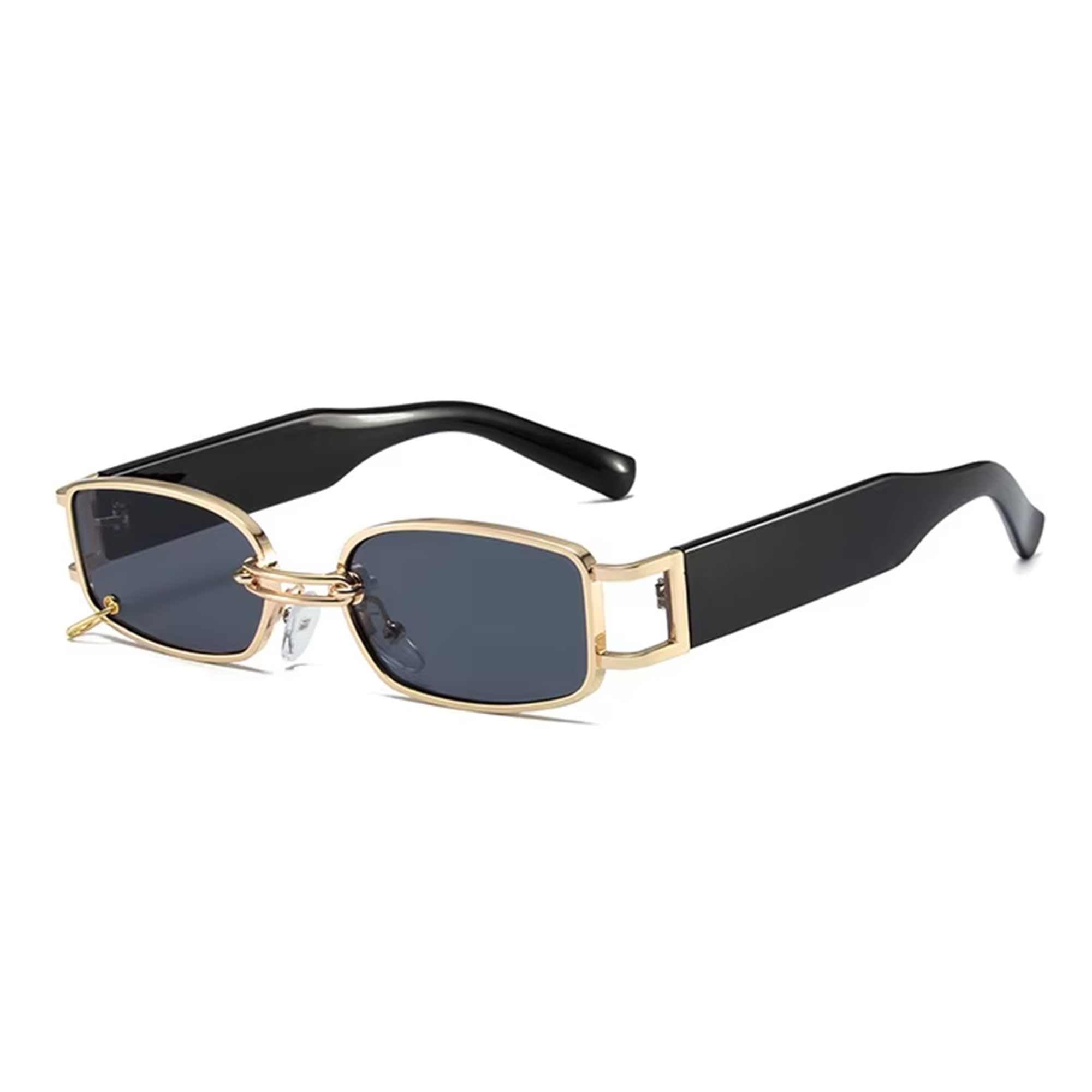 Axiom | Fashion Rectangle Metal & Acetate Sunglasses