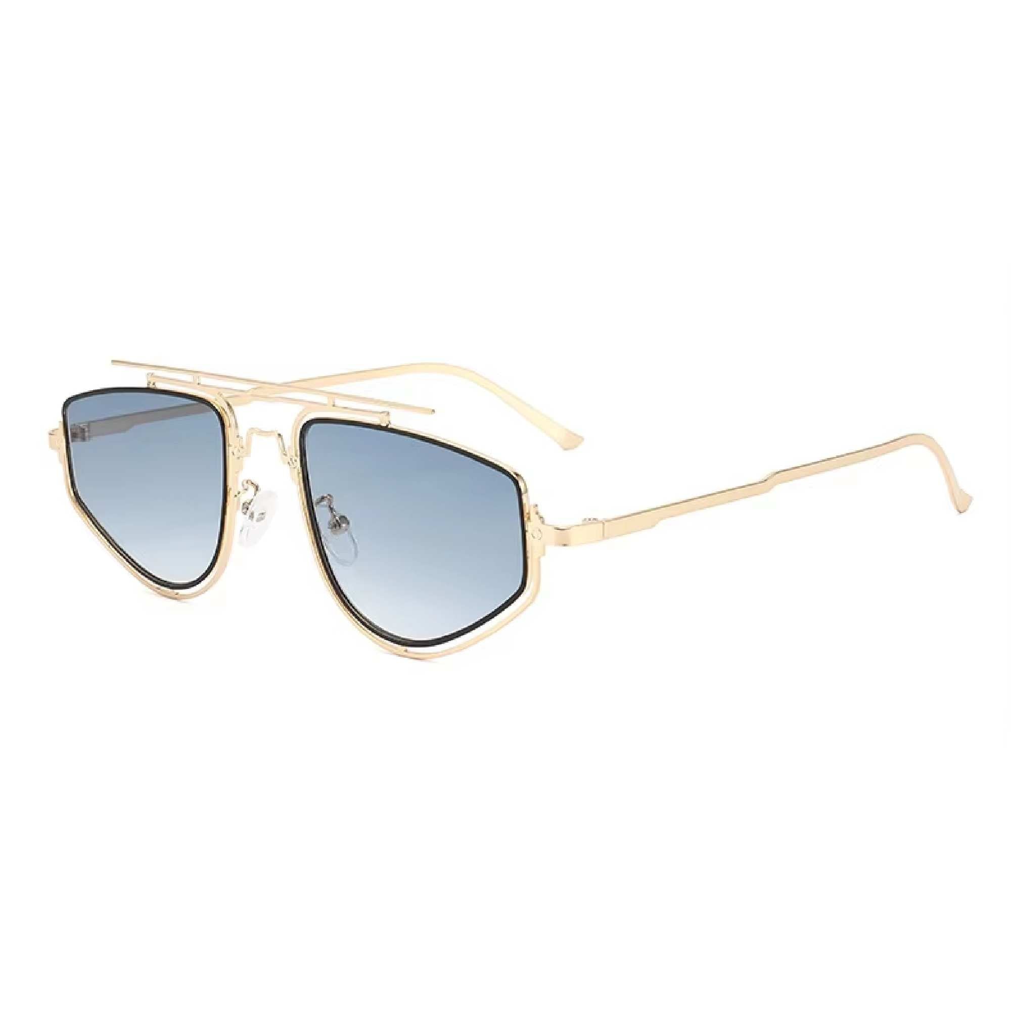 Dakota | Futuristic Navigator Metal Sunglasses
