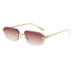 The Craftsman | Classic Rectangle Metal Sunglasses