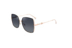 Caspian | Oversized Square Metal Sunglasses