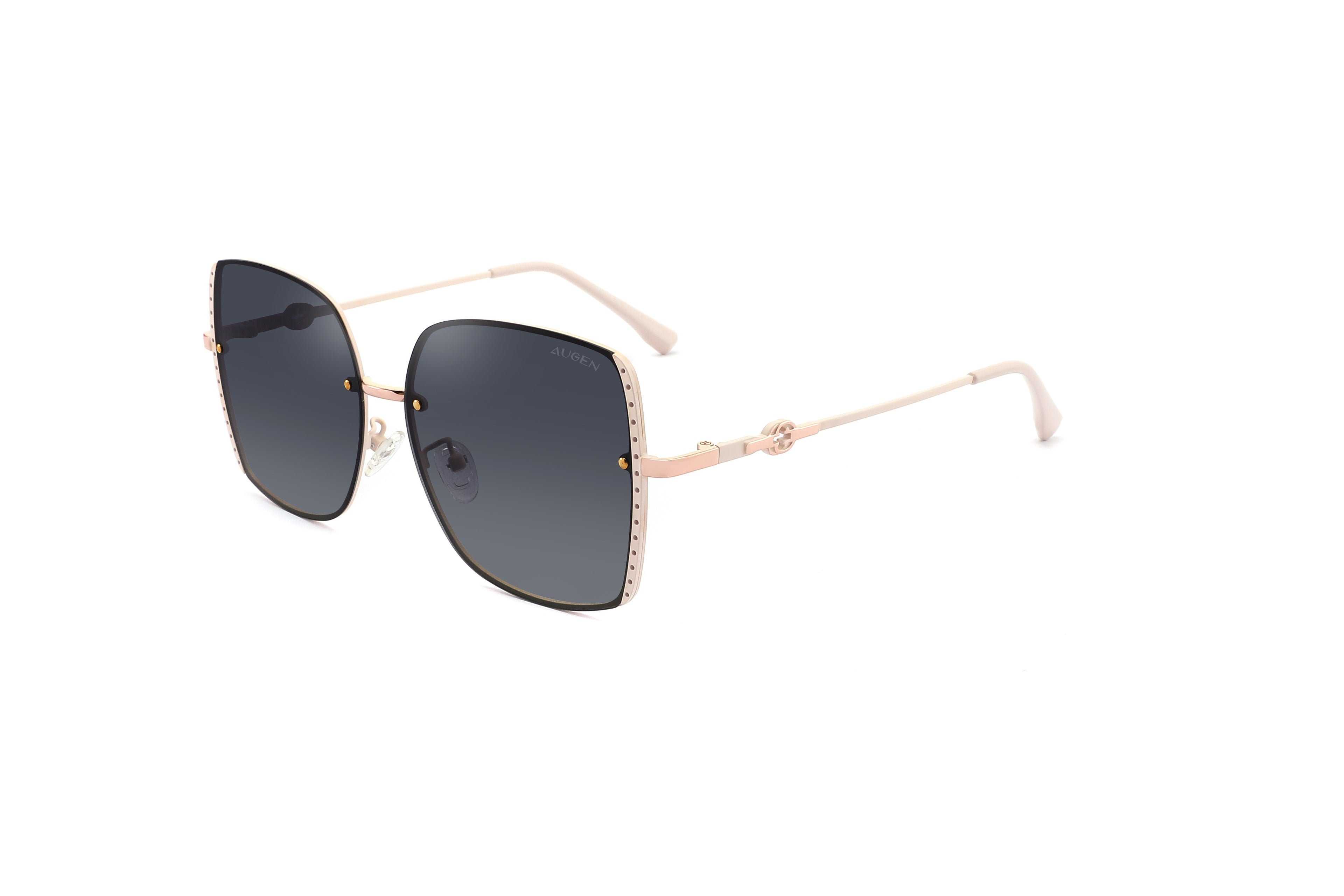 Caspian | Oversized Square Metal Sunglasses