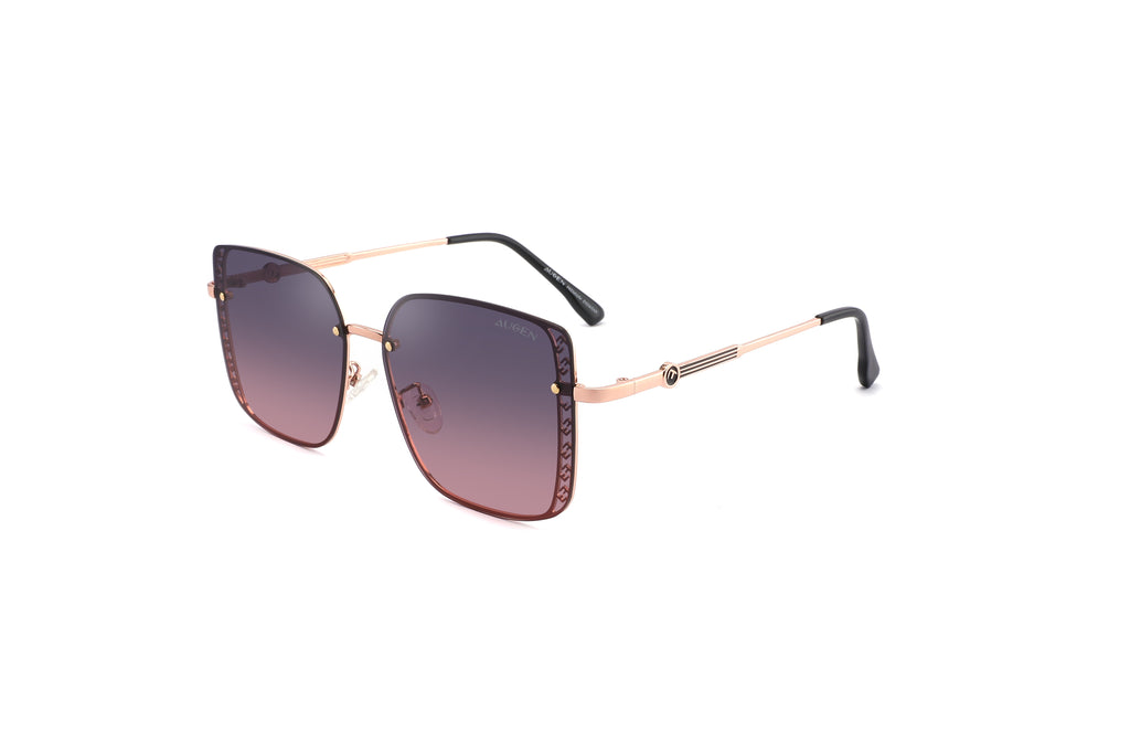 Verona Sunset | Oversized Square Metal Sunglasses