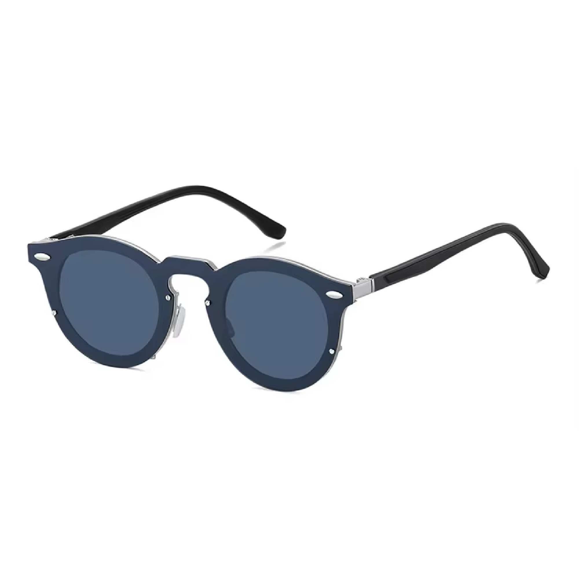 Halo | Adjustable Tint Round Metal Sunglasses