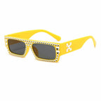 Slate | Fashion Rectangle Acetate Sunglasses