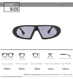 Pinnacle | Futuristic Oval Acetate Sunglasses