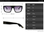 Castile |Oversized Square PC Sunglasses