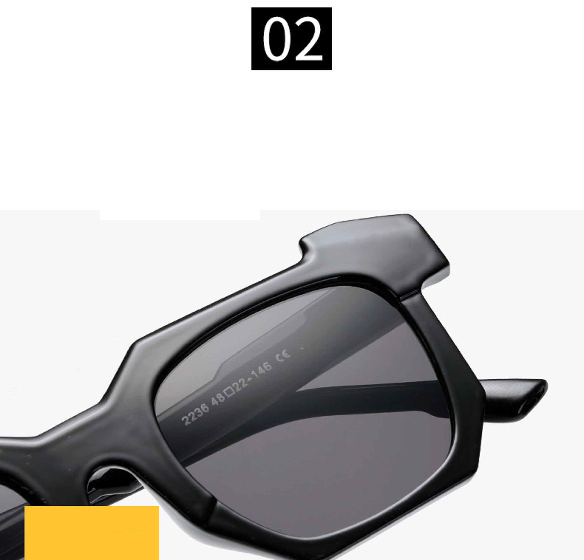 SoHo |Fashion Hexagonal PC Sunglasses