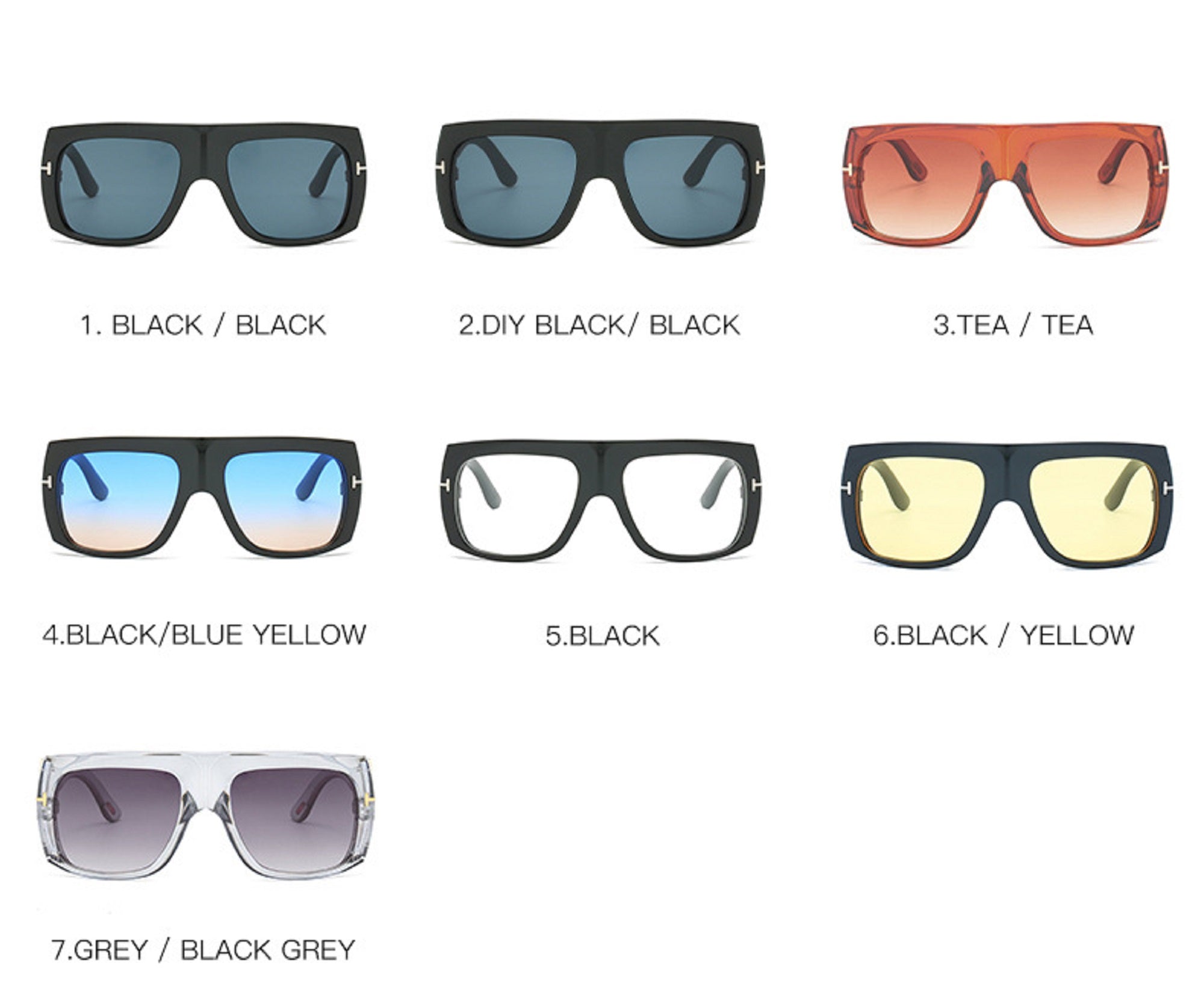 The Anchor |Oversized Square PC Sunglasses