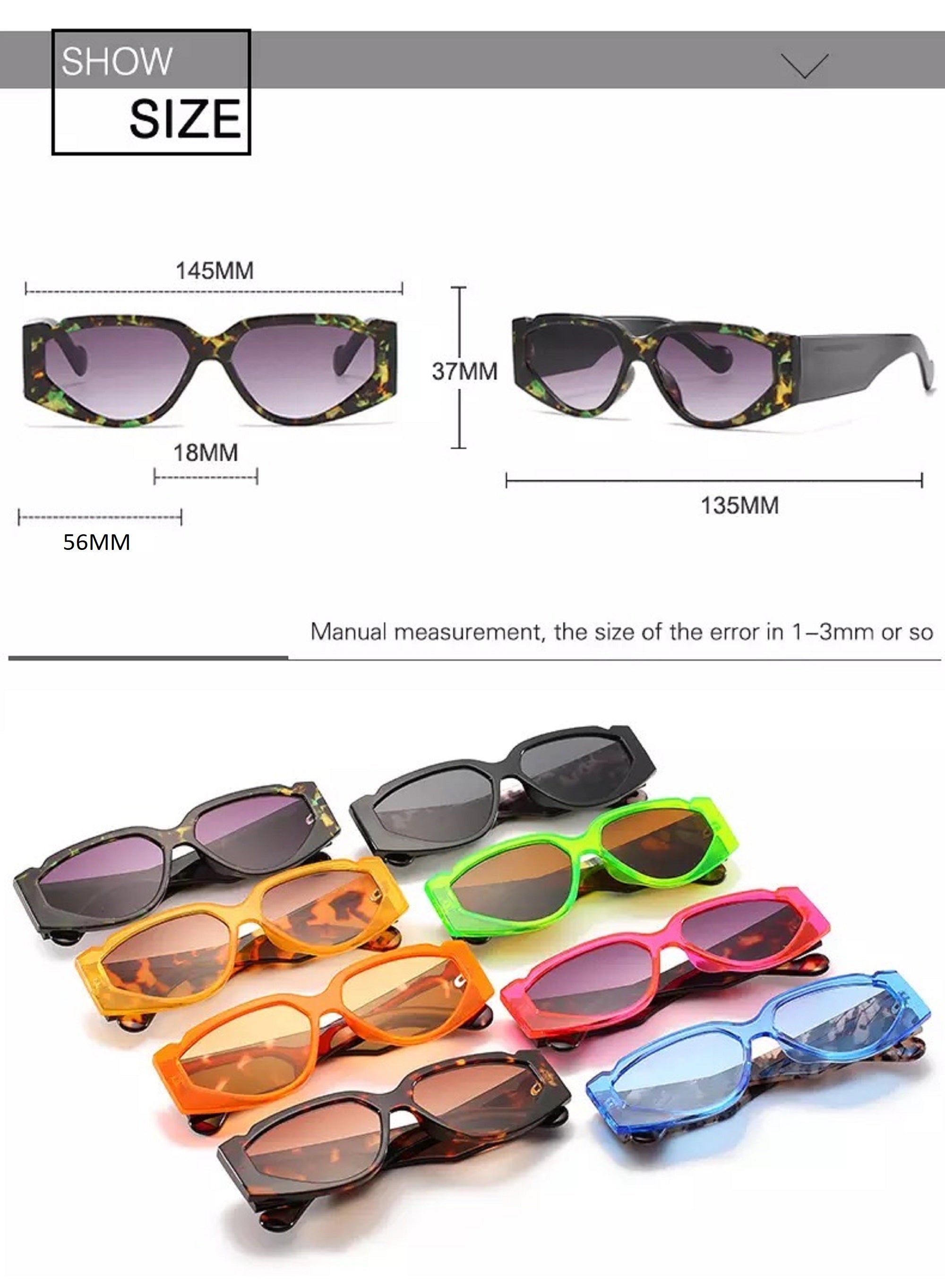 Monaco |Retro Vintage Cat-Eye PC Sunglasses