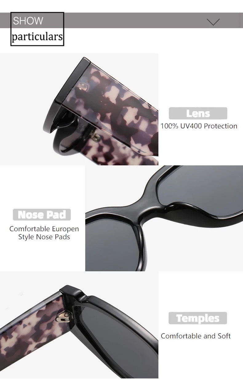Monaco |Retro Vintage Cat-Eye PC Sunglasses