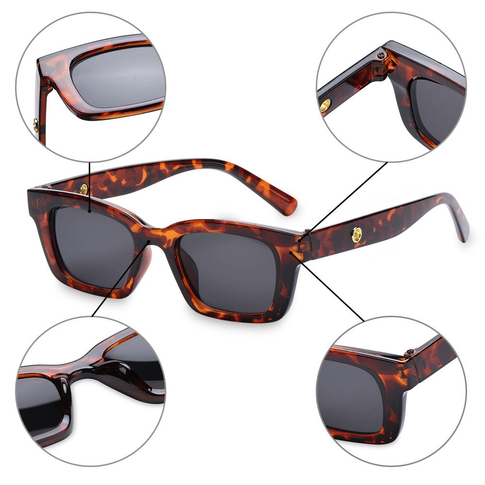 Milan |Classic Rectangle PC Sunglasses
