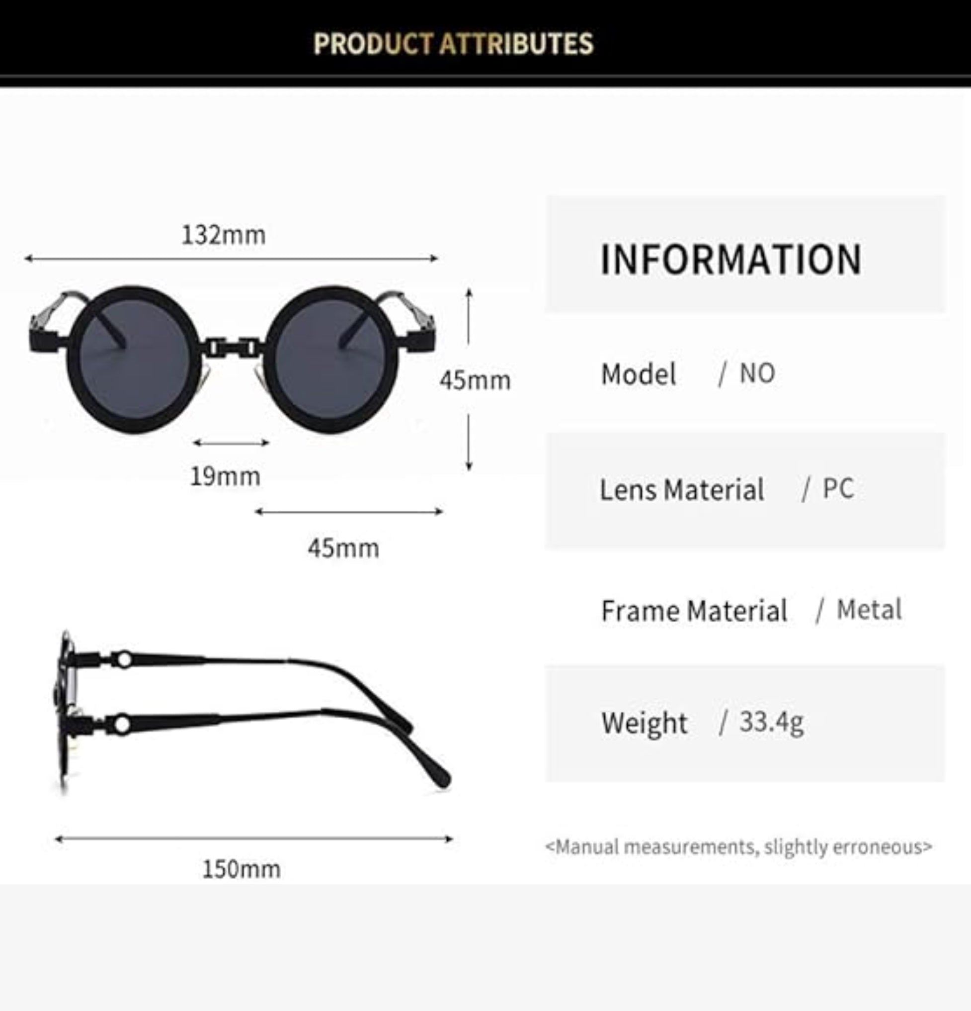 The Bohemian |Retro Vintage Round Metal Sunglasses