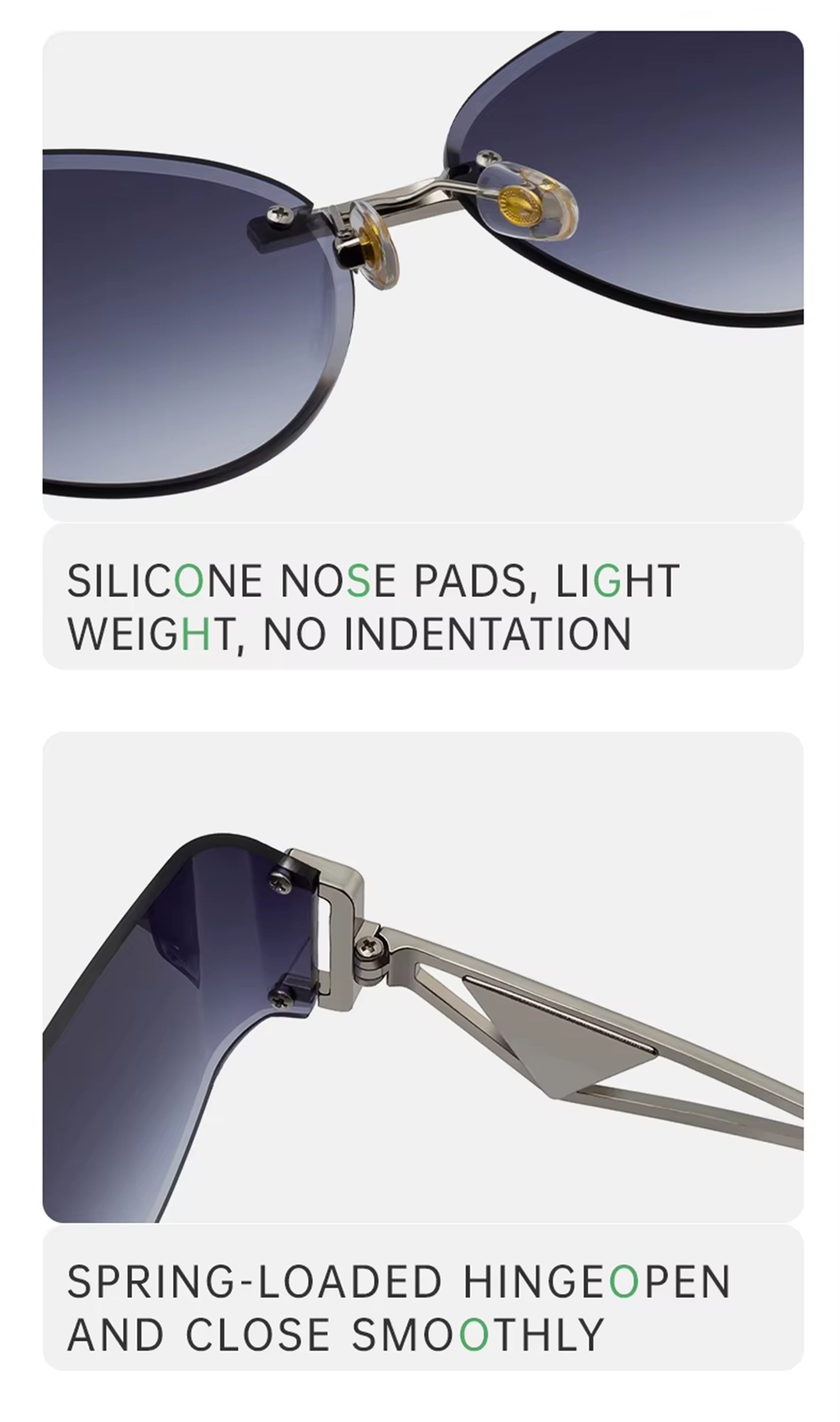 The Vanguard II |Classic Cat-Eye Metal Sunglasses