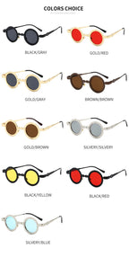 The Bohemian |Retro Vintage Round Metal Sunglasses