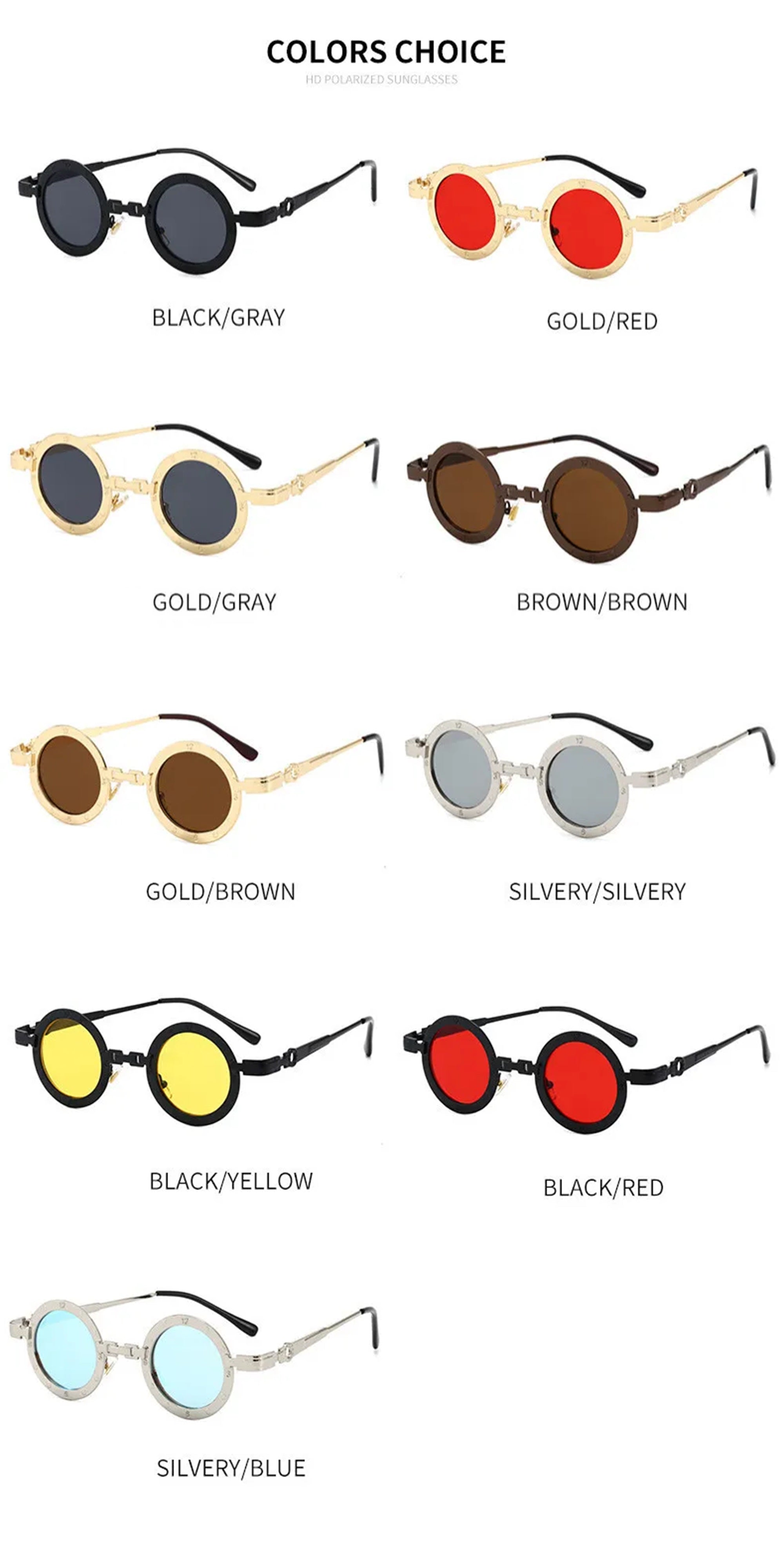 The Bohemian |Retro Vintage Round Metal Sunglasses