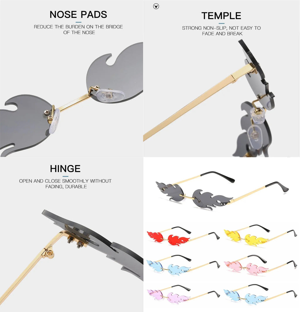 Fire |Funky Fire PC Sunglasses