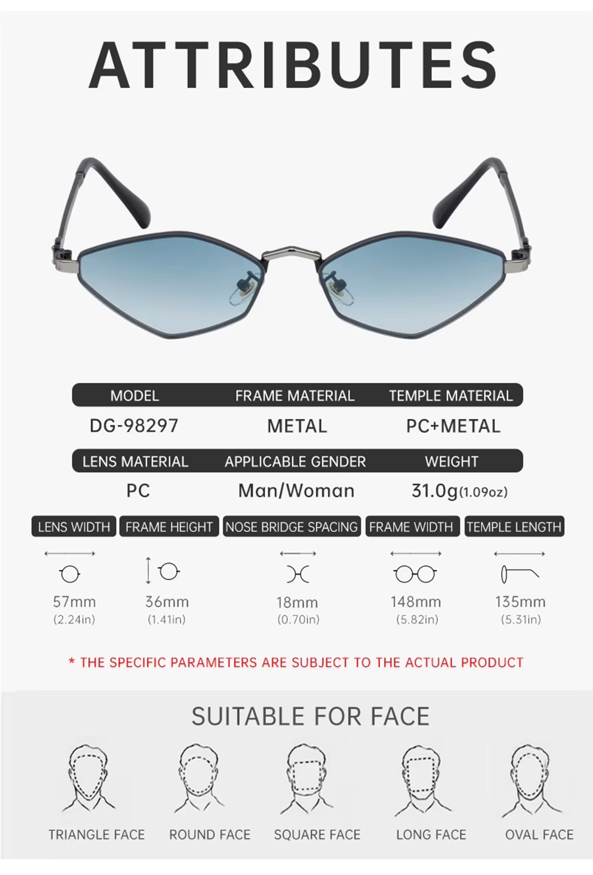 Onyx |Classic Cat-Eye Metal Sunglasses