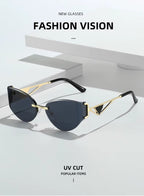 The Vanguard II |Classic Cat-Eye Metal Sunglasses