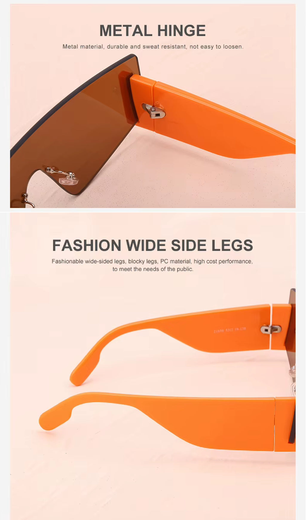 Vanta | Fashion Rectangle PC Sunglasses