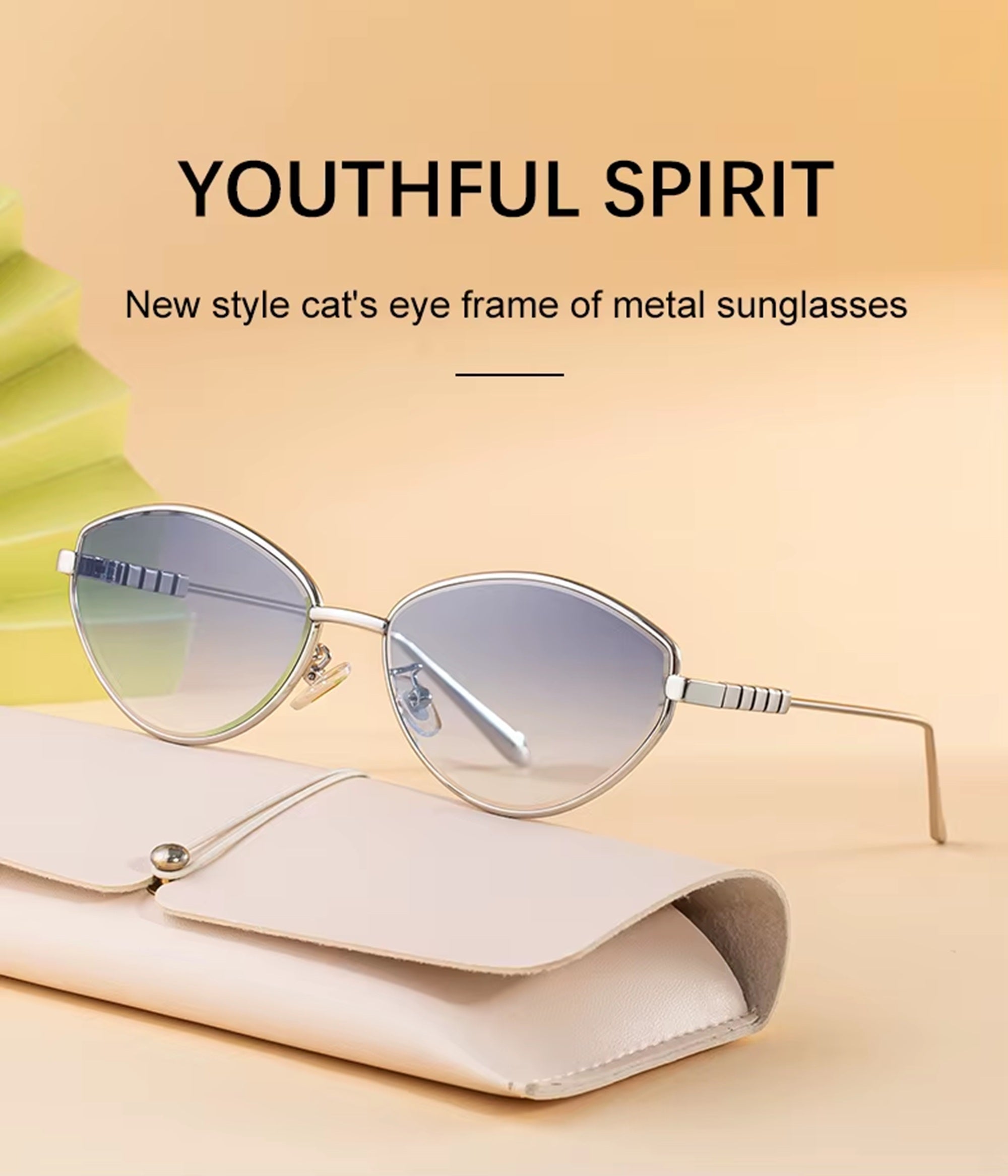 The Aesthetic |Classic Oval Metal Sunglasses