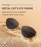 The Aesthetic |Classic Oval Metal Sunglasses