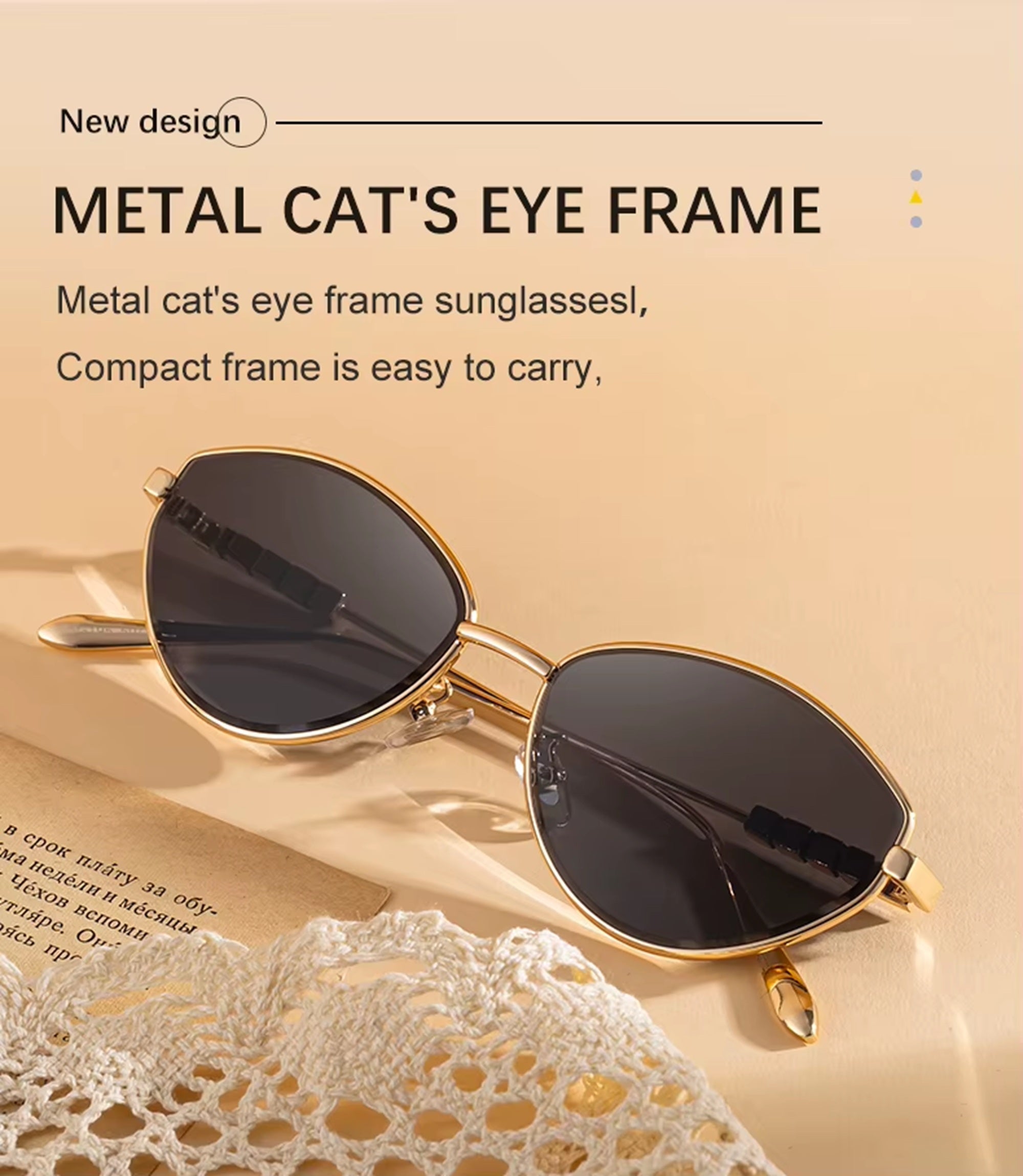 The Aesthetic |Classic Oval Metal Sunglasses