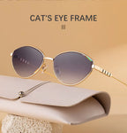 The Aesthetic |Classic Oval Metal Sunglasses