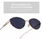 The Aesthetic |Classic Oval Metal Sunglasses
