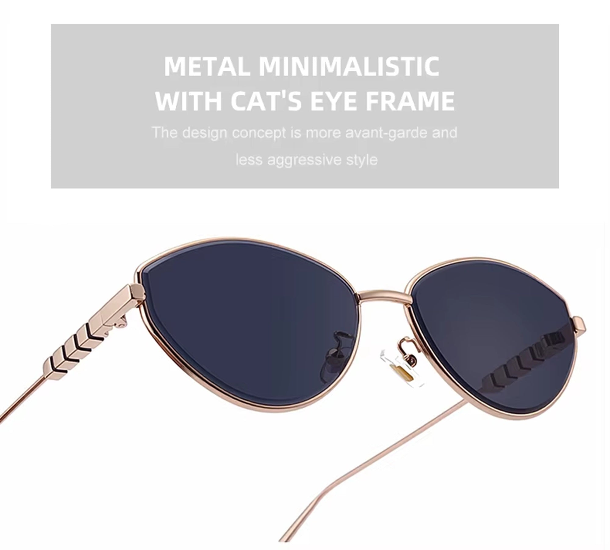 The Aesthetic |Classic Oval Metal Sunglasses