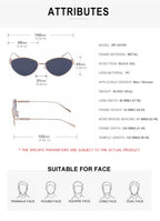 The Aesthetic |Classic Oval Metal Sunglasses